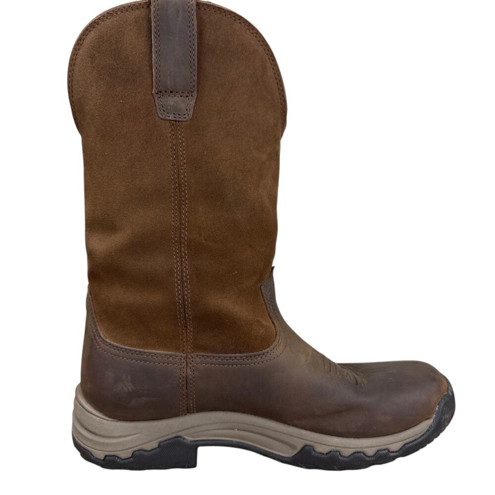 Ariat Womens 8 Terrain Waterproof Brown Leather Suede Western Boots 10011845 - Picture 2 of 13